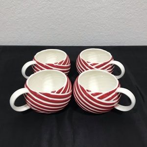 Starbucks Christmas Holiday Mint Candy Mugs Rare